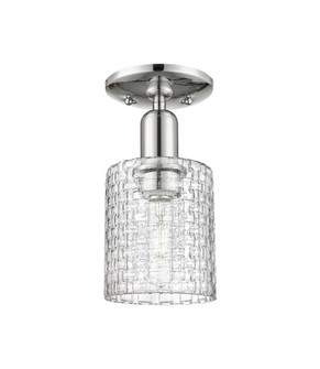 Cobbleskill - 1 Light - 5 inch - Polished Nickel - Semi-Flush Mount (3442|716-1C-PN-G112C-5CL)