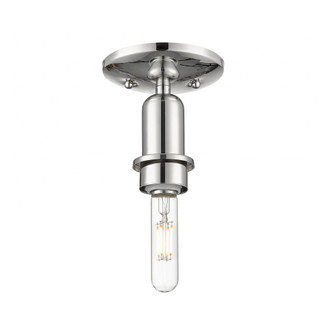 Arcadia - 1 Light - 5 inch - Brushed Polished Nickel - Semi-Flush Mount (3442|716-1C-PN)