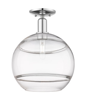 Rochester - 1 Light - 12 inch - Polished Chrome - Semi-Flush Mount (3442|716-1C-PC-G556-12CL)