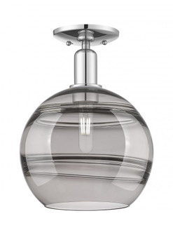 Rochester - 1 Light - 10 inch - Polished Chrome - Semi-Flush Mount (3442|716-1C-PC-G556-10SM)