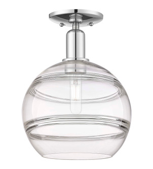 Rochester - 1 Light - 10 inch - Polished Chrome - Semi-Flush Mount (3442|716-1C-PC-G556-10CL)