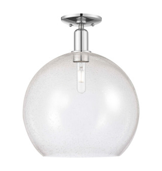 Athens - 1 Light - 14 inch - Polished Chrome - Semi-Flush Mount (3442|716-1C-PC-G124-14)