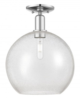 Athens - 1 Light - 12 inch - Polished Chrome - Semi-Flush Mount (3442|716-1C-PC-G124-12)