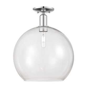 Athens - 1 Light - 14 inch - Polished Chrome - Semi-Flush Mount (3442|716-1C-PC-G122-14)