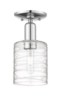 Cobbleskill - 1 Light - 5 inch - Polished Chrome - Semi-Flush Mount (3442|716-1C-PC-G1113)