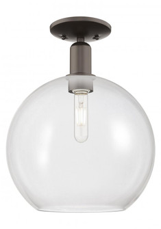 Athens - 1 Light - 12 inch - Oil Rubbed Bronze - Semi-Flush Mount (3442|716-1C-OB-G122-12)