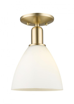 Bristol - 1 Light - 8 inch - Champagne Bronze - Semi-Flush Mount (3442|716-1C-CB-GBD-751)