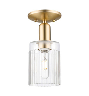 Hadley - 1 Light - 5 inch - Champagne Bronze - Semi-Flush Mount (3442|716-1C-CB-G342)