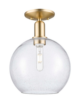 Athens - 1 Light - 10 inch - Champagne Bronze - Semi-Flush Mount (3442|716-1C-CB-G124-10)