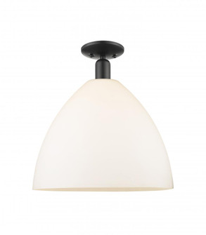 Bristol - 1 Light - 16 inch - Matte Black - Semi-Flush Mount (3442|716-1C-BK-GBD-161)