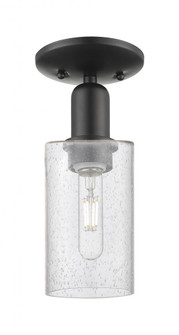 Clymer - 1 Light - 4 inch - Matte Black - Semi-Flush Mount (3442|716-1C-BK-G804)