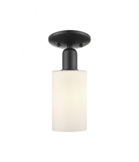 Clymer - 1 Light - 4 inch - Matte Black - Semi-Flush Mount (3442|716-1C-BK-G801)