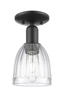Brookfield - 1 Light - 6 inch - Matte Black - Semi-Flush Mount (3442|716-1C-BK-G442)