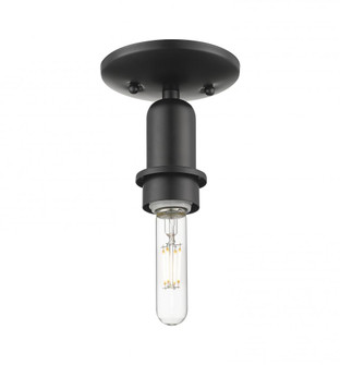 Arcadia - 1 Light - 5 inch - Matte Black - Semi-Flush Mount (3442|716-1C-BK)