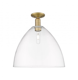 Bristol - 1 Light - 16 inch - Brushed Brass - Semi-Flush Mount (3442|716-1C-BB-GBD-162)