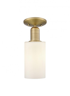 Clymer - 1 Light - 4 inch - Brushed Brass - Semi-Flush Mount (3442|716-1C-BB-G801)