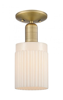 Hadley - 1 Light - 5 inch - Brushed Brass - Semi-Flush Mount (3442|716-1C-BB-G341)