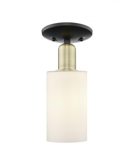 Clymer - 1 Light - 4 inch - Black Antique Brass - Semi-Flush Mount (3442|716-1C-BAB-G801)