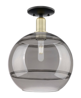 Rochester - 1 Light - 12 inch - Black Antique Brass - Semi-Flush Mount (3442|716-1C-BAB-G556-12SM)