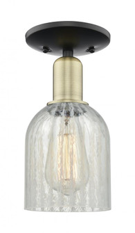 Caledonia - 1 Light - 5 inch - Black Antique Brass - Semi-Flush Mount (3442|716-1C-BAB-G2511)