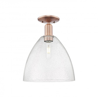 Bristol - 1 Light - 12 inch - Antique Copper - Semi-Flush Mount (3442|716-1C-AC-GBD-124)