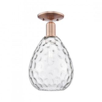 Waverly - 1 Light - 8 inch - Antique Copper - Semi-Flush Mount (3442|716-1C-AC-G372)