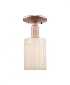 Hadley - 1 Light - 5 inch - Antique Copper - Semi-Flush Mount (3442|716-1C-AC-G341)