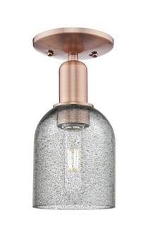 Caledonia - 1 Light - 5 inch - Antique Copper - Semi-Flush Mount (3442|716-1C-AC-G257)