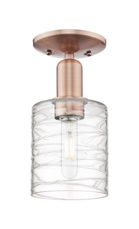 Cobbleskill - 1 Light - 5 inch - Antique Copper - Semi-Flush Mount (3442|716-1C-AC-G1113)