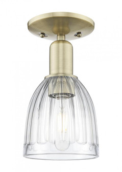 Brookfield - 1 Light - 6 inch - Antique Brass - Semi-Flush Mount (3442|716-1C-AB-G442)