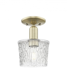 Niagara - 1 Light - 7 inch - Antique Brass - Semi-Flush Mount (3442|716-1C-AB-G402)