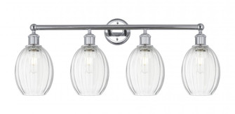 Preston Bulb - 4 Light - 33 inch - Polished Chrome - Bath Vanity Light (3442|616-4W-PC-G459-6CL)
