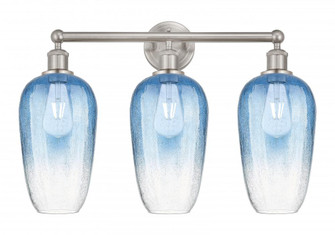 Brookhaven Flute - 3 Light - 25 inch - Brushed Satin Nickel - Bath Vanity Light (3442|616-3W-SN-G484-7SB)
