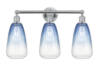 Brookhaven Almond - 3 Light - 24 inch - Polished Chrome - Bath Vanity Light (3442|616-3W-PC-G480-6SB)