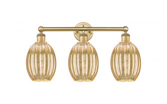 Preston Bulb - 3 Light - 24 inch - Brushed Brass - Bath Vanity Light (3442|616-3W-BB-G459-6ME)
