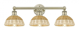 Bristol Natural II - 3 Light - 26 inch - Antique Brass - Bath Vanity Light (3442|616-3W-AB-NBD2-75-NAT)