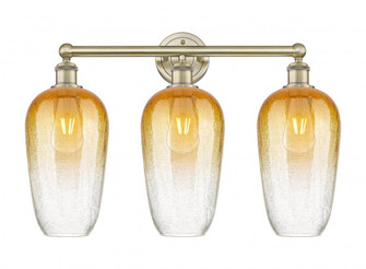 Brookhaven Flute - 3 Light - 25 inch - Antique Brass - Bath Vanity Light (3442|616-3W-AB-G484-7AM)