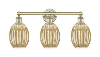 Preston Bulb - 3 Light - 24 inch - Antique Brass - Bath Vanity Light (3442|616-3W-AB-G459-6ME)