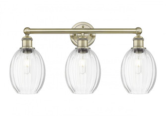 Preston Bulb - 3 Light - 24 inch - Antique Brass - Bath Vanity Light (3442|616-3W-AB-G459-6CL)