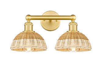 Bristol Natural II - 2 Light - 17 inch - Satin Gold - Bath Vanity Light (3442|616-2W-SG-NBD2-75-NAT)
