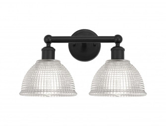 Arietta - 2 Light - 17 inch - Matte Black - Bath Vanity Light (3442|616-2W-BK-G422)