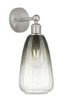 Brookhaven Almond - 1 Light - 6 inch - Brushed Satin Nickel - Sconce (3442|616-1W-SN-G480-6SL)