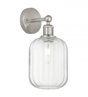 Preston Cylinder - 1 Light - 7 inch - Brushed Satin Nickel - Sconce (3442|616-1W-SN-G460-7CL)