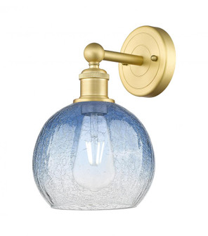 Brookhaven Globe - 1 Light - 8 inch - Satin Gold - Sconce (3442|616-1W-SG-G483-8SB)