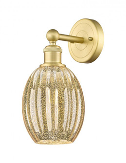 Preston Bulb - 1 Light - 6 inch - Satin Gold - Sconce (3442|616-1W-SG-G459-6ME)