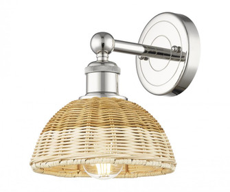 Bristol Natural II - 1 Light - 8 inch - Polished Nickel - Sconce (3442|616-1W-PN-NBD2-75-NAT)