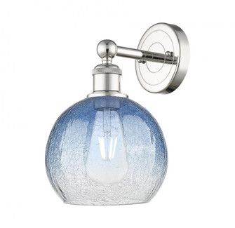 Brookhaven Globe - 1 Light - 8 inch - Polished Nickel - Sconce (3442|616-1W-PN-G483-8SB)