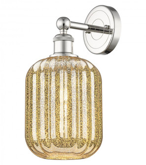 Preston Cylinder - 1 Light - 7 inch - Polished Nickel - Sconce (3442|616-1W-PN-G460-7ME)