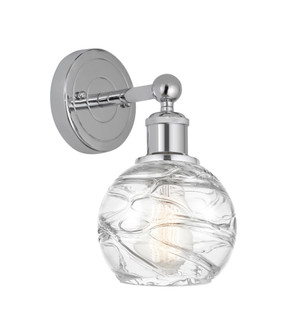 Athens Deco Swirl - 1 Light - 6 inch - Polished Chrome - Sconce (3442|616-1W-PC-G1213-6CL)