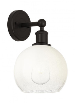 Brookhaven Globe - 1 Light - 8 inch - Oil Rubbed Bronze - Sconce (3442|616-1W-OB-G483-8OP)